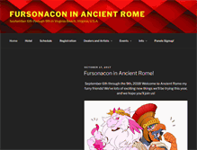 Tablet Screenshot of fursonacon.com